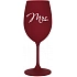 MRS. - bordo sklenice na víno 350 ml