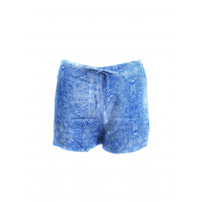 Dámske pyžamové kraťasy QS6029-CMW modrá - Calvin Klein
