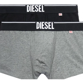 Pánske boxerky 2ks 00SMKX-0LDAQ-E5688 - čierna, červená - Diesel