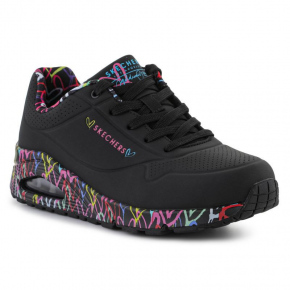 Dámska obuv Uno Loving Love W 155506-BBK čierna-mix - Skechers