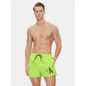 Pánske plavky KM0KM00967 LKQ neónovo zelené - Calvin Klein