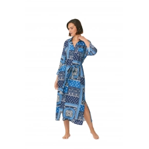 Dámska nočná košeľa YI30015 454 modrá - DKNY