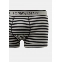 Pánske boxerky 2Pack 111210 4R542 čierne/prúžok - Emporio Armani