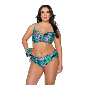 Vyrchný diel plaviek SK 205 zelené s potlačou - Ava