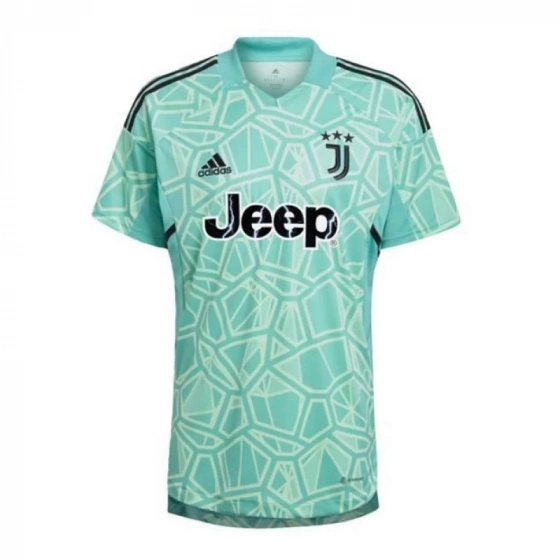 Detské šport Juventus Turín Jr brankárske tričko HB0431 Tyrkys zelená - Adidas