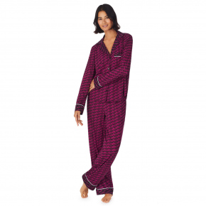Dámske pyžamo YI2922684F 501 fialová vzor - DKNY