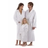 AKCIA Župan unisex golier froté 2114 Sauna biely - Vestis