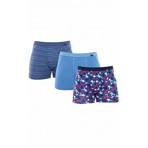 Pánske boxerky 3Pack 946/08 modrá mix - Cornette