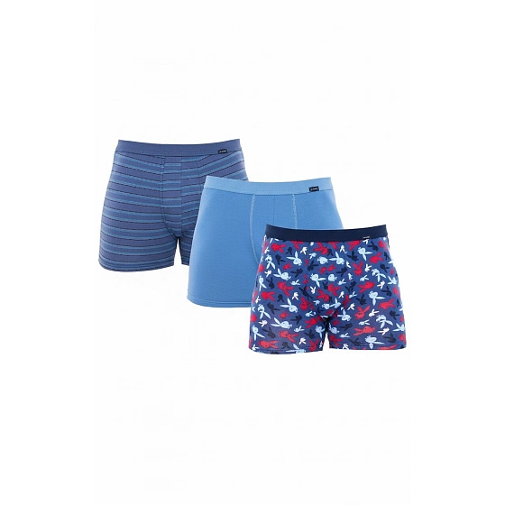 Pánske boxerky 3Pack 946/08 modrá mix - Cornette