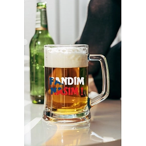 FANDÍM NAŠIM - pivní sklenice 0,5 l