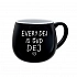 EVERY DEJ IS GUD DEJ - černý keramický hrníček 300 ml