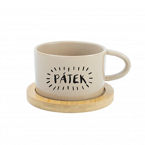 PÁTEK - krémový hrníček makronka 200 ml