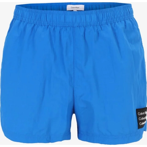 Pánske plavkové kraťasy KM0KM00711 C46 - kráľovský modrá - Calvin Klein