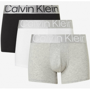 Pánske boxerky 3 PACK NB3130A MPI čierna/biela/sivá - Calvin Klein