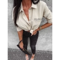 Dámska košeľa 286144 khaki - Ola Voga