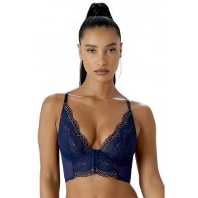 Dámska podprsenka 7718 tm. modrá/zlatá - Gossard