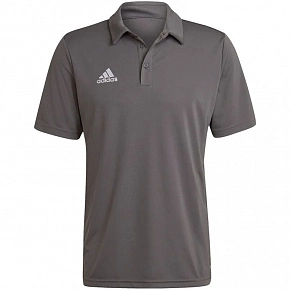 Pánske polo tričko Entrada 22 M H57486 tmavo šedé - Adidas Pánske polo tričko Entrada 22 M H57486 tmavo šedé - Adidas