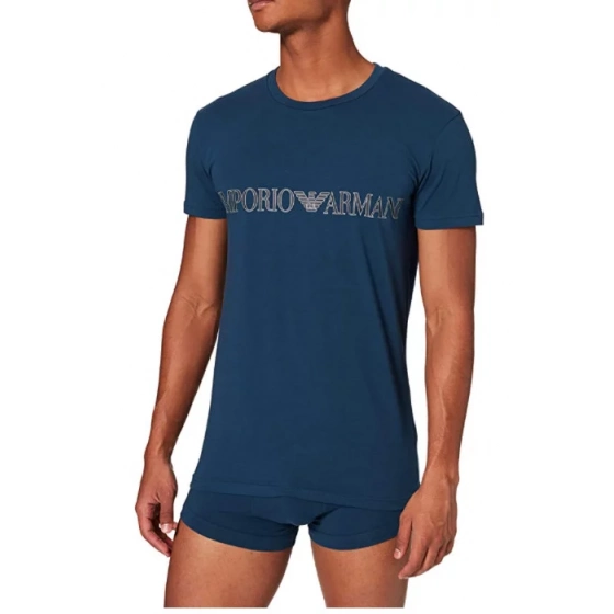 Pánsky set tričko + trenírky 111604 1A516 - 24334 - Modrá - Emporio Armani