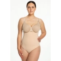 Dámske body 419 Seamless Open Béžová - Julimex