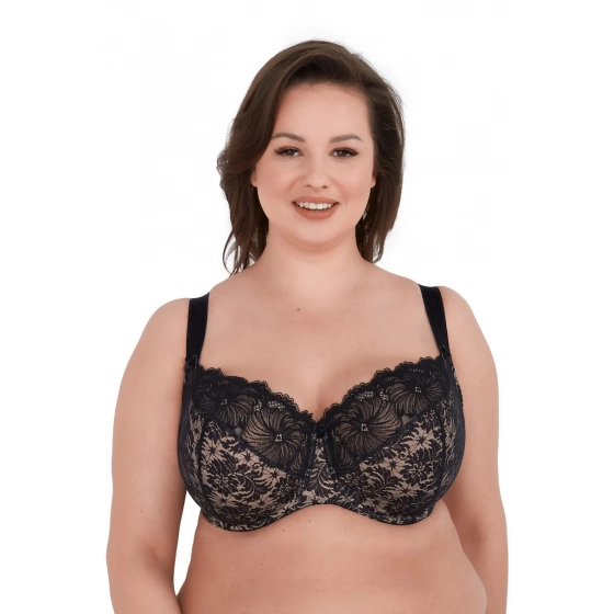 BIUSTONOSZ SOFT CHANTAL MAXI 534 CZARNY