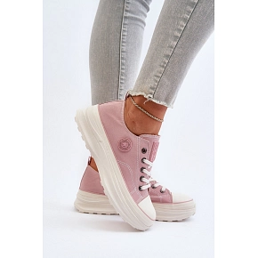 Dámske tenisky NN274129 ružové - Big Star