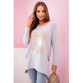 Dámska blúzka 69504 sivé - Esilla