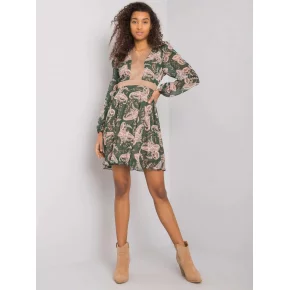 Dámske šaty LC SK 22K 3035.03P tmavo zelená - Pole Pole