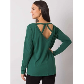 Dámska blúzka RV BZ 7315.39X Tmavo zelená - Rue Paris
