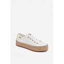 Čipkové tenisky espadrilky LCW-26-31-4326 biele - Lee Cooper