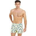 Pánske plavky UM0UM03275 0LJ žlté s potlačou - Tommy Hilfiger