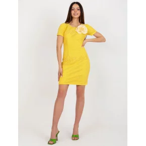 Dámske šaty LK SK 506335.21 Tmavo žltá - Lakerta