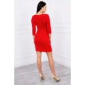 Priliehavé šaty 8318 červené - Kesi