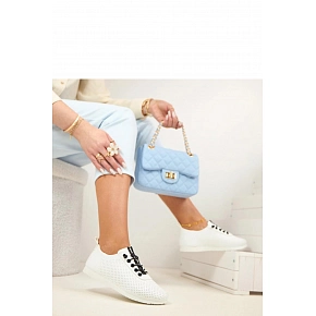 Dámské tenisky 81221-4 225574 bílo-černé - Kang You