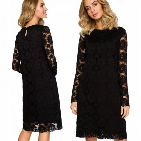 Dámske šaty M406 Čierna - MOE