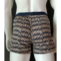 Pánske trenírky 112072 4R504 18855 hnedé so vzorom - Emporio Armani