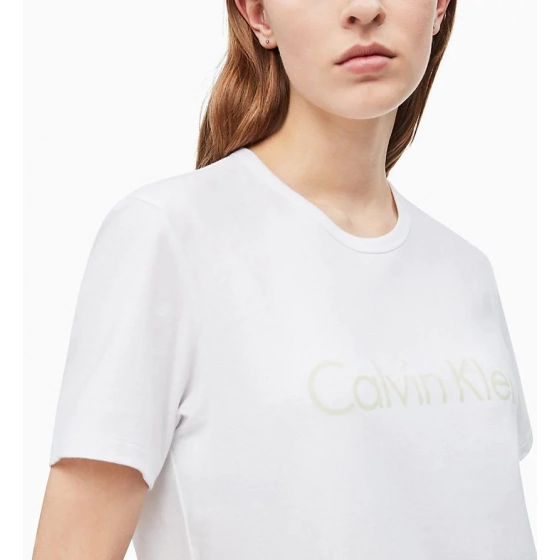 Dámske tričko QS6105E-WPZ biela - Calvin Klein
