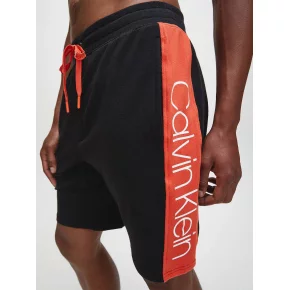 Pánske pyžamové šortky NM1800-001 čiernočervená - Calvin Klein