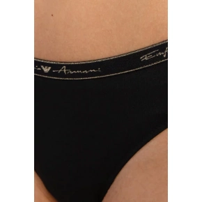 Dámske brazílske nohavičky 2 pack 163337 1A223 - 00020 - Čierna - Emporio Armani