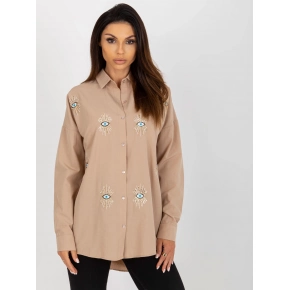 Dámska košeľa TO KS 7004.30 Béžová - FPrice