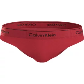 Dámske nohavičky BIKINI 000QF7451E XAT červené - Calvin Klein