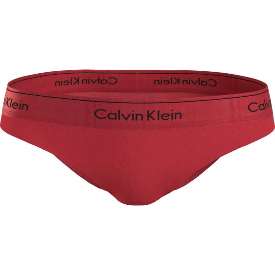 Dámske nohavičky BIKINI 000QF7451E XAT červené - Calvin Klein