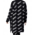Dámsky župan - kardigan YI3022597 019 čierna/biela - DKNY
