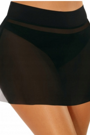 Dámska plážová sukňa Skirt4 D98B - 19 čierna - Self