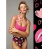 Dámske tangá Kiss Me String Maxi Čierna mix - Julimex
