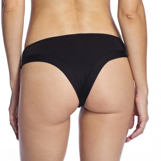 Dámske nohavičky brazilky BRAZILIAN MINISLIP Čierna - BELLINDA