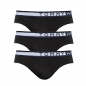 Pánske slipy 3PACK UM0UM01227 Čierna s bielou - Tommy Hilfiger