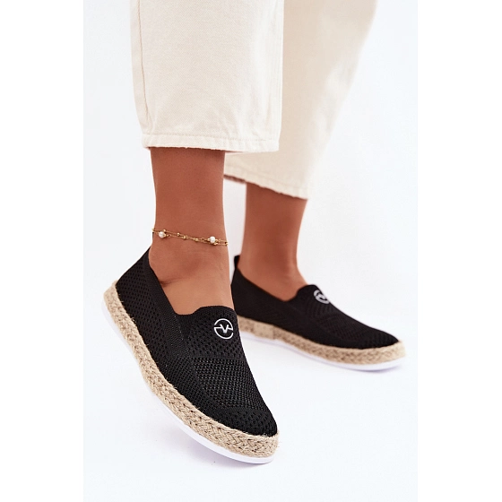 Dámske espadrilly 13659 čierne - Vinceza