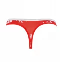 Dámske tangá 2pack QD3788E - W5H - Červená, biela - Calvin Klein
