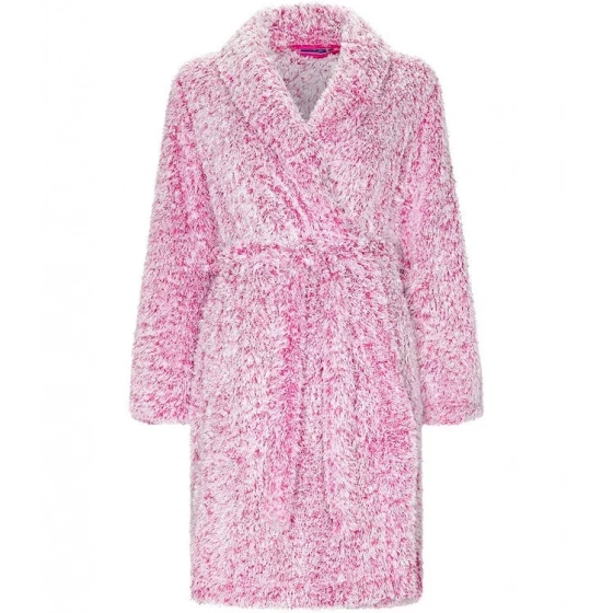 Dámsky župan 71232-404 malinovo biely - Rebelle