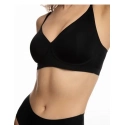 Dámska podprsenka soft Simple T-Shirt BRA Čierna - Julimex